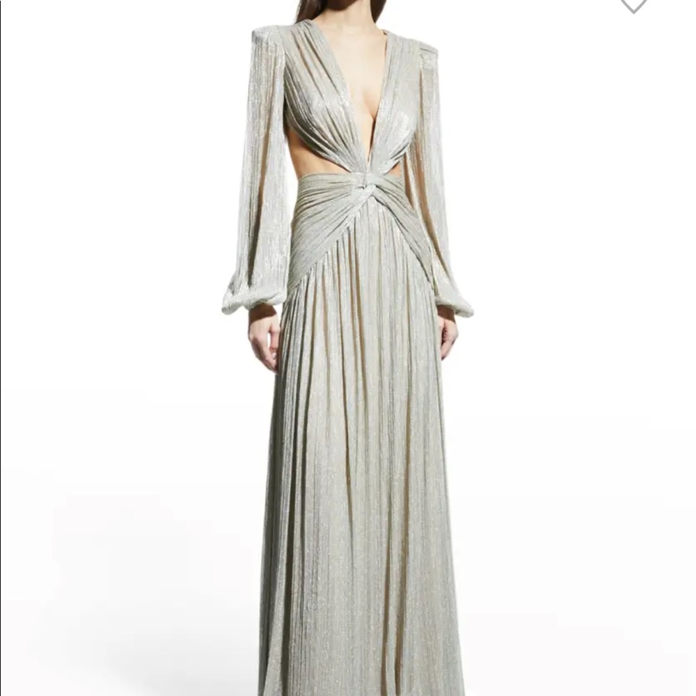 PatBO Lurex Cutout Gown